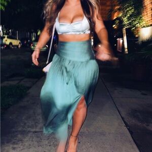 Anthropologie 2 piece skirt set